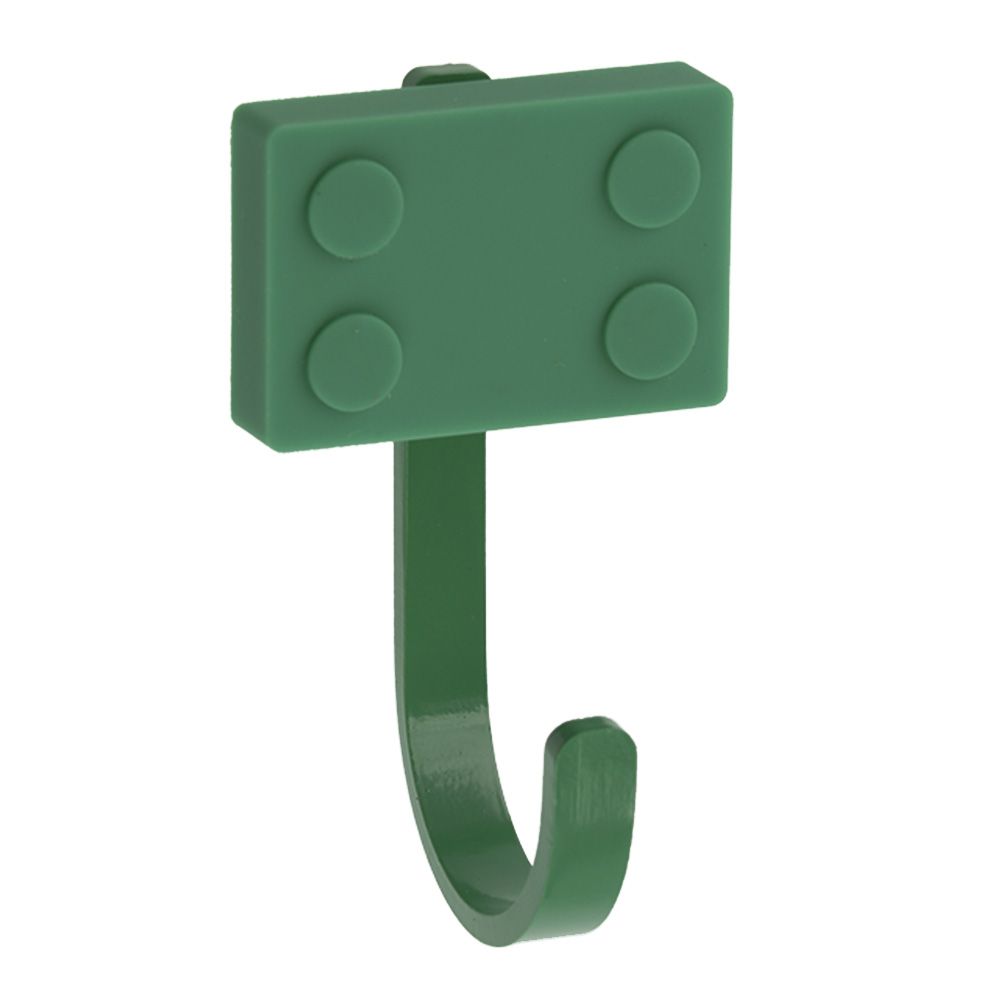 Крючок мебельный WM-BLOCK прямоугольник, зеленый GTV