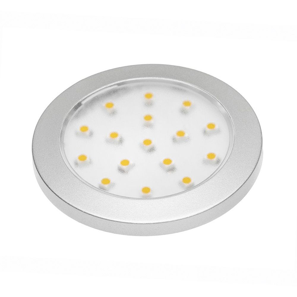 Точечный накладной светодиодный светильник Lumino 1,5W, 12V, алюминий, нейтральный белый GTV 12936 - фото 1