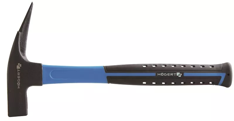 Молоток плотницкий 600 гр, с ручкой из стекловолокна Hoegert technik, цвет синий/черный HT3B030 12700 - фото 1