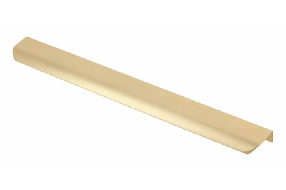 Ручка мебельная алюминиевая HEXA 320мм/360мм, светлое брашированное золото GTV