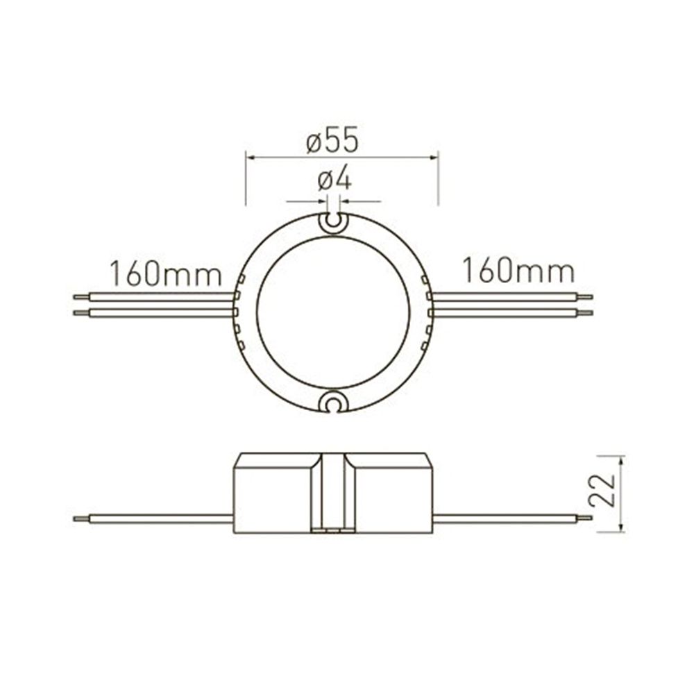 Блок питания для светодиодов 220/12V 15W, IP20, размер 55*22 мм  LD-ZASPU15W-30N купить в Санкт-Петербурге - GTV-Меридиан