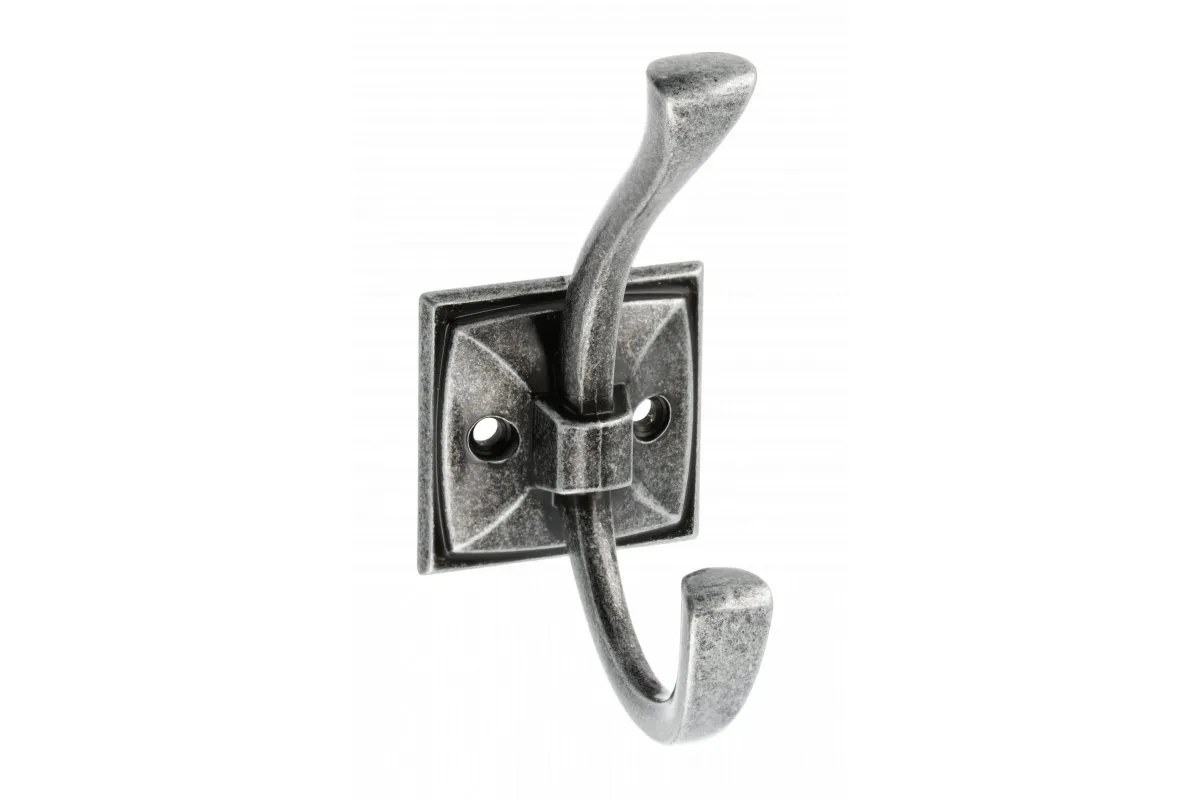 Крючок мебельный MADRYT, античное серебро GTV 17202 - фото 1