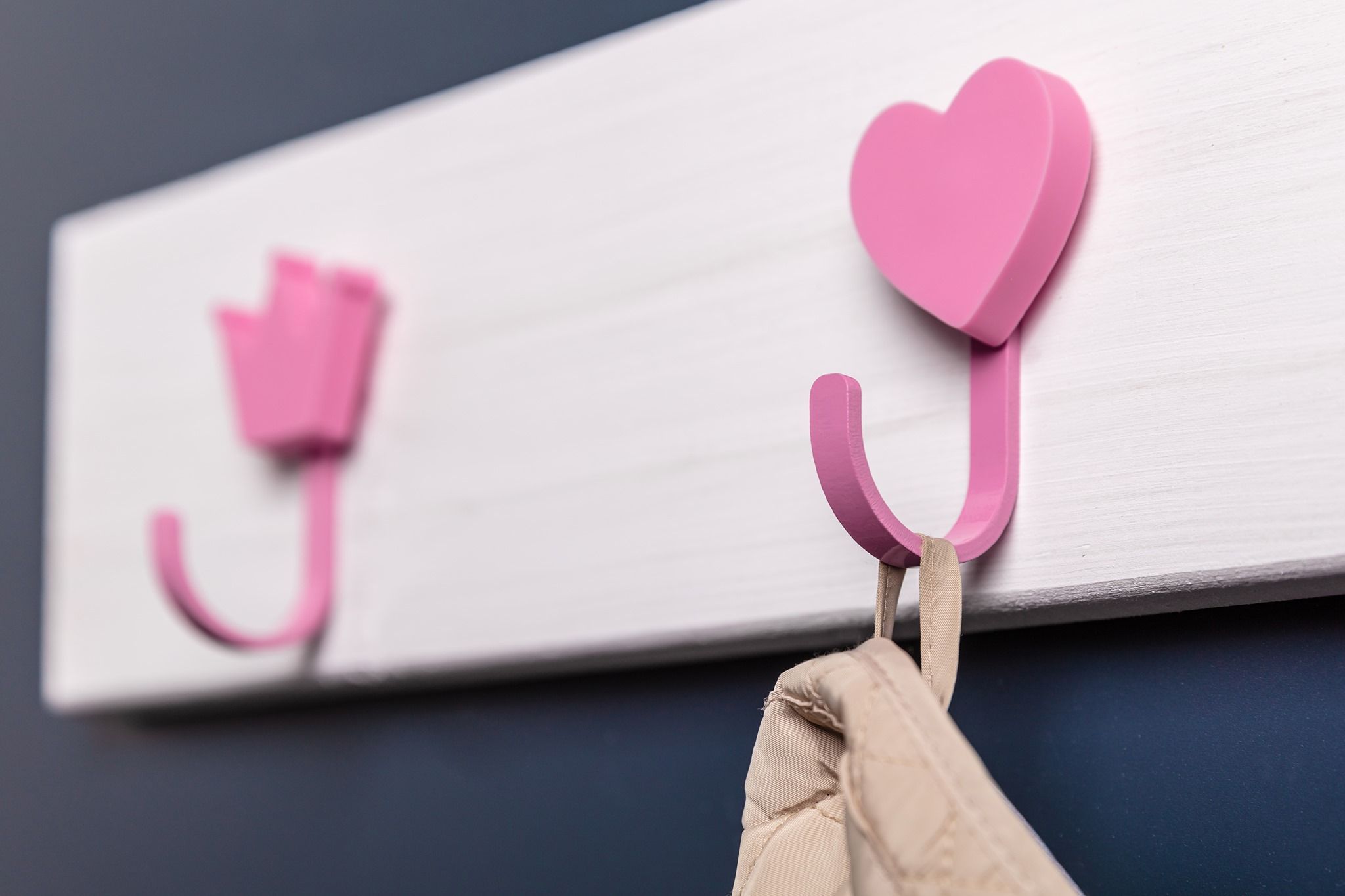 Крючок мебельный WM-HEART сердце, розовый GTV 17436 - фото 3