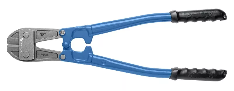 Ножницы болторезные 350мм Hoegert technik, цвет сталь/синий