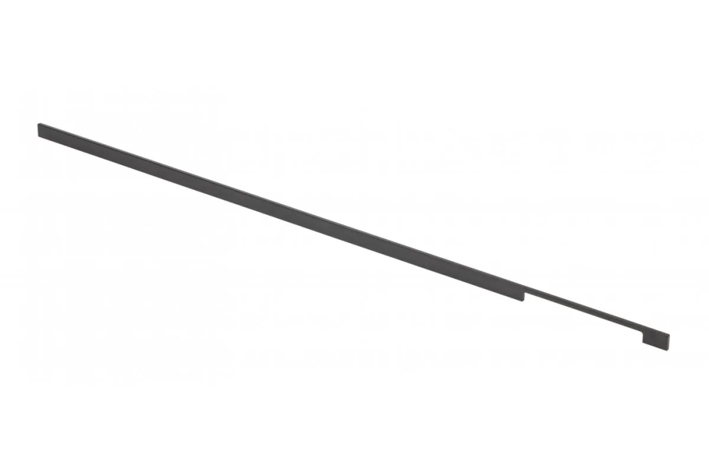 Ручка мебельная алюминиевая EXTEND L-1200 мм, черный матовый GTV