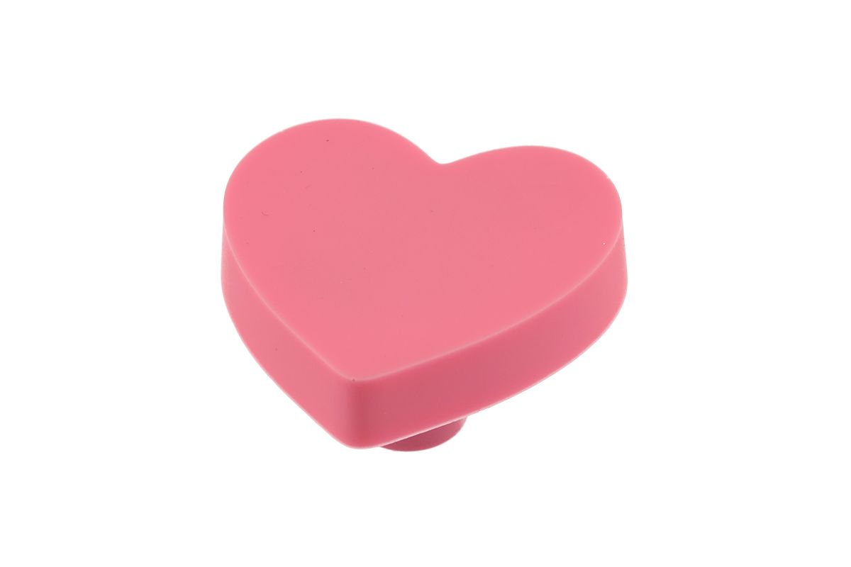 Ручка мебельная UM-HEART сердце, розовый GTV