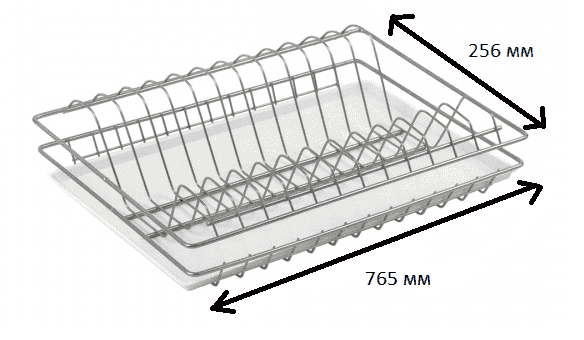 Сушка для посуды в шкаф 765 мм