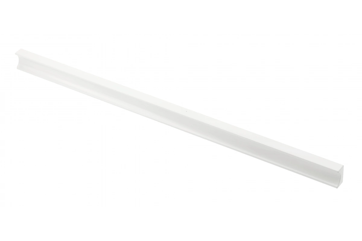 Ручка мебельная алюминиевая GROOVE 320мм/360мм, белый матовый GTV