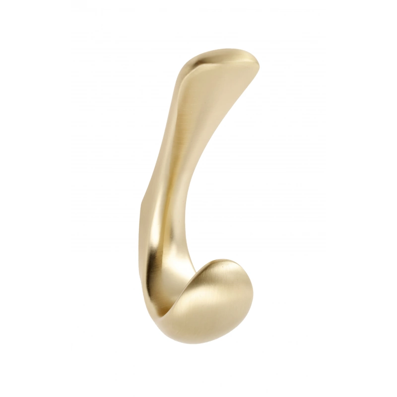 Крючок мебельный ORA, брашированное золото GTV, цвет золото брашированное