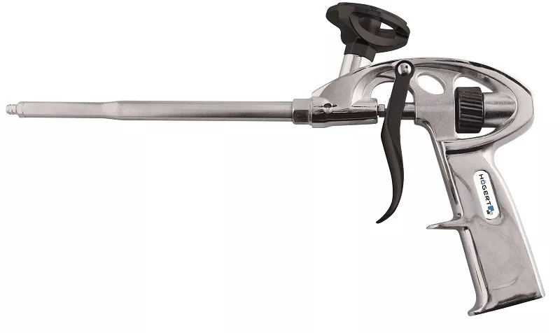Пистолет для монтажной пены Hoegert technik, цвет сталь/черный HT4R422 12696 - фото 1
