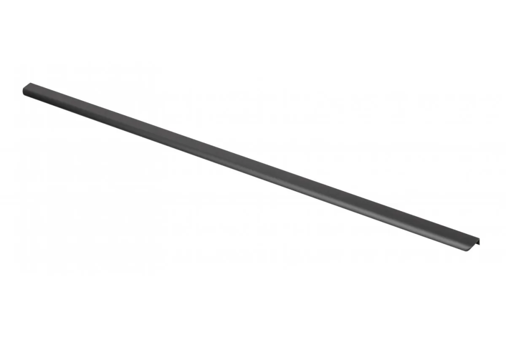 Ручка мебельная алюминиевая HEXA L-1200 мм, черный матовый GTV