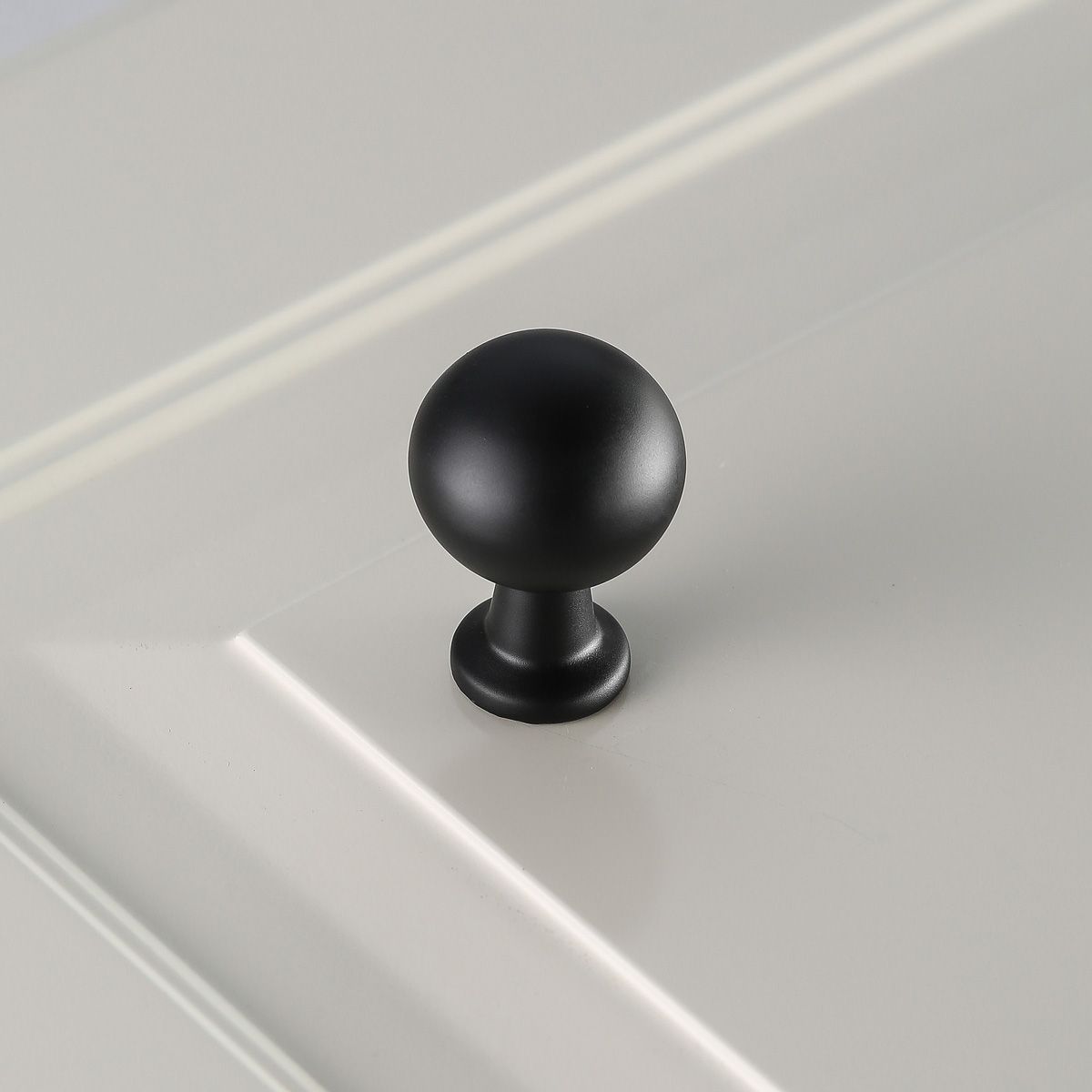 Ручка NORD кнопка, черный матовый GTV 18201 - фото 3