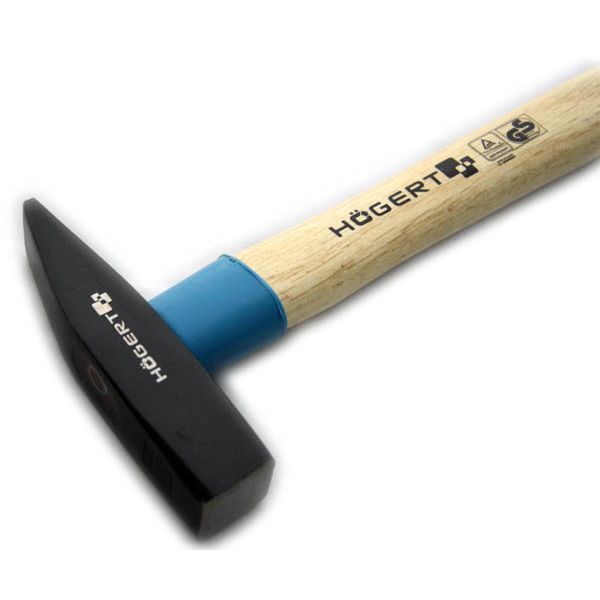 Молоток кованный 300 гр, с деревянной ручкой Hoegert technik 13799 - фото 2
