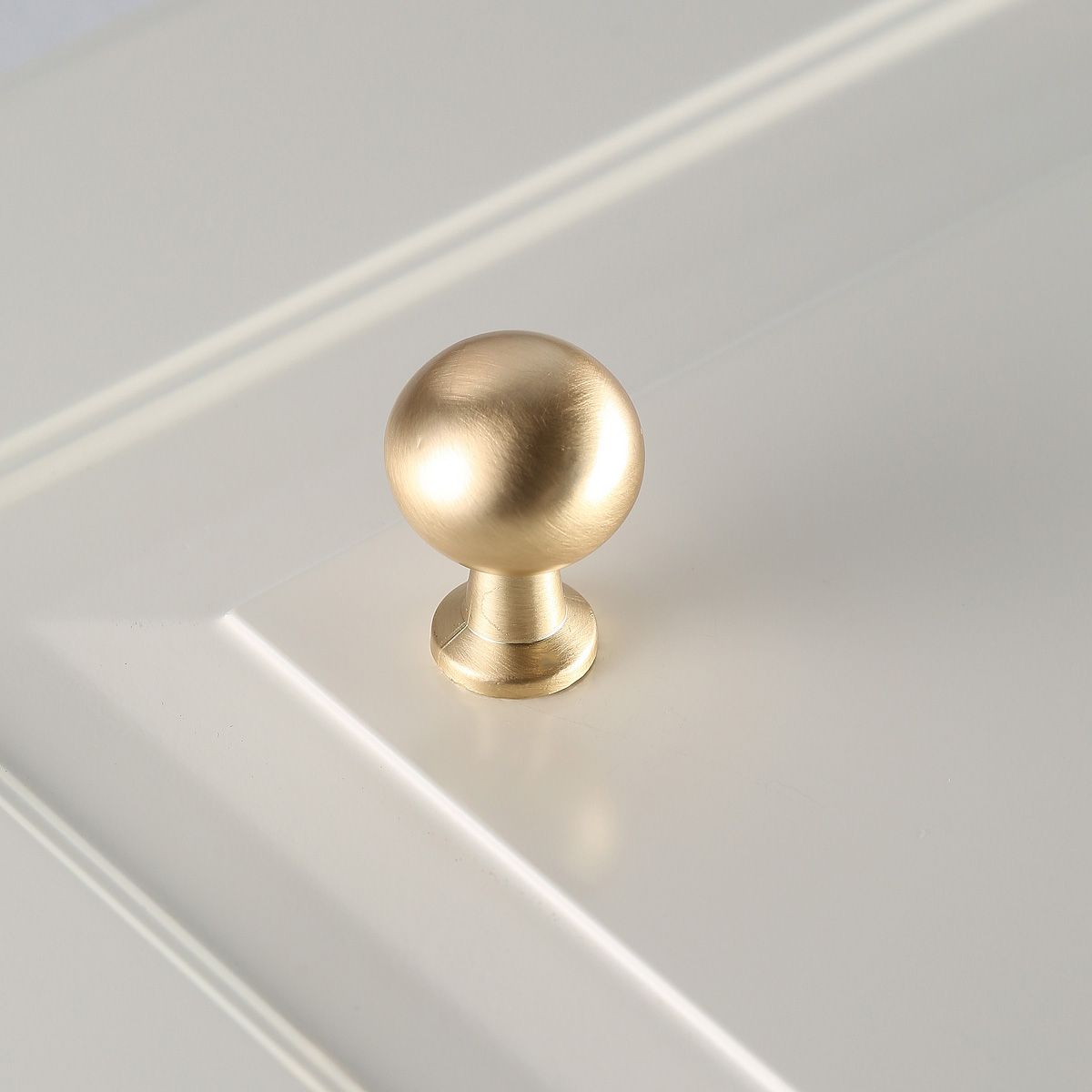 Ручка NORD кнопка, брашированное золото GTV 18200 - фото 3