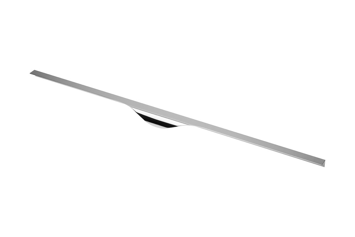 Ручка мебельная алюминиевая METRON 2x352/796 хром GTV 16270 Ручка мебельная алюминиевая METRON 2x352/796 хром - фото 1