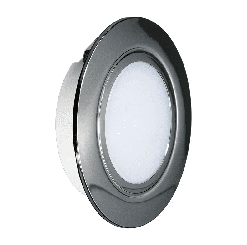 Точечный встраиваемый светодиодный светильник LED Polus-E, 3,2W, 220V, хром, нейтральный белый GLS