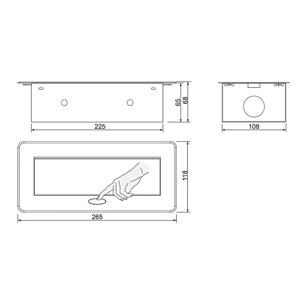 Блок розеток прямоугольный выдвижной 2 розетки(Schuko), 2xSCHUKO+2 USB+1  RJ45+2 HDMI, 1,8м,серебро 11.800.02.036 купить в Санкт-Петербурге -  GTV-Меридиан