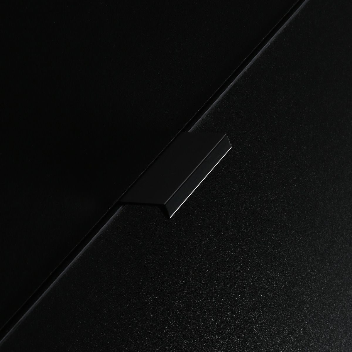 Ручка мебельная алюминиевая HEXI 32мм/50мм, черный матовый GTV 15172 Ручка мебельная алюминиевая HEXI 32мм/50мм, черный матовый - фото 6