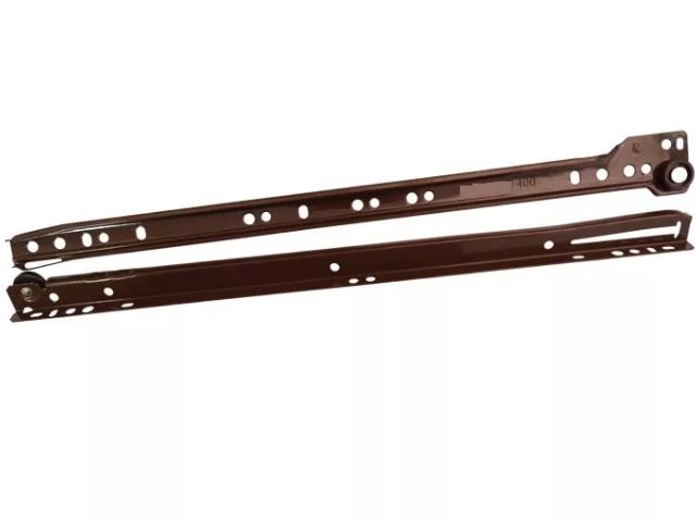 Роликовые направляющие GTV 0,9х600 мм, коричневые GTV, цвет коричневый PR-0B-600-30 5675 - фото 1