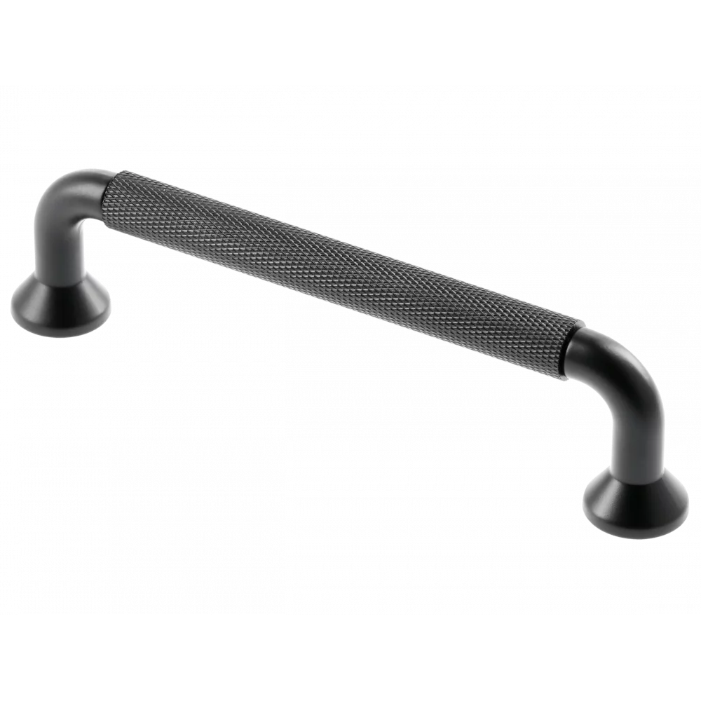 Ручка мебельная алюминиевая UA-STRUCTURE-128 черный матовый GTV