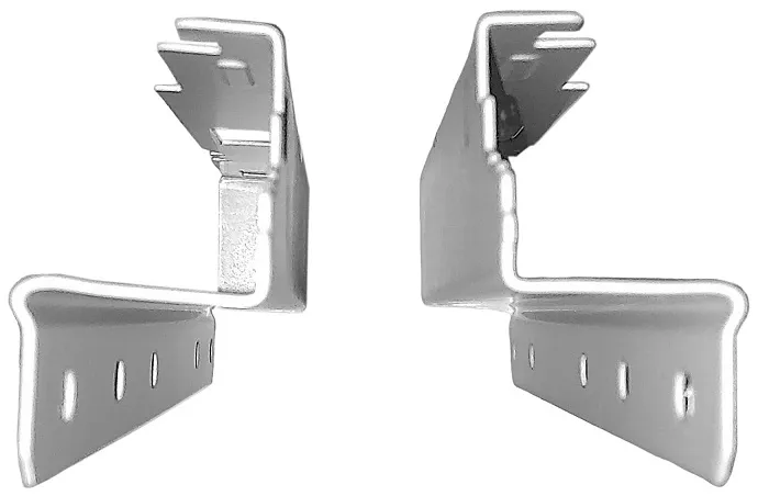 Соединитель задней стенки для MB PRO высокий H-199 мм, белый GTV PB-MBPRO-ZLATYLC1 25489 Крепеж рейлинга к задней стенке Modern Box PRO - фото 3