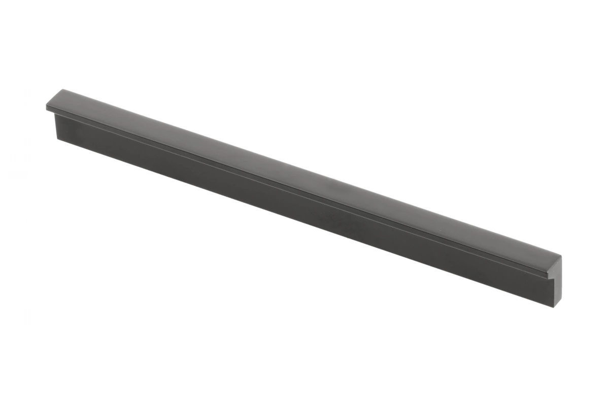Ручка мебельная алюминиевая PILLAR 160мм/190мм, черный матовый GTV