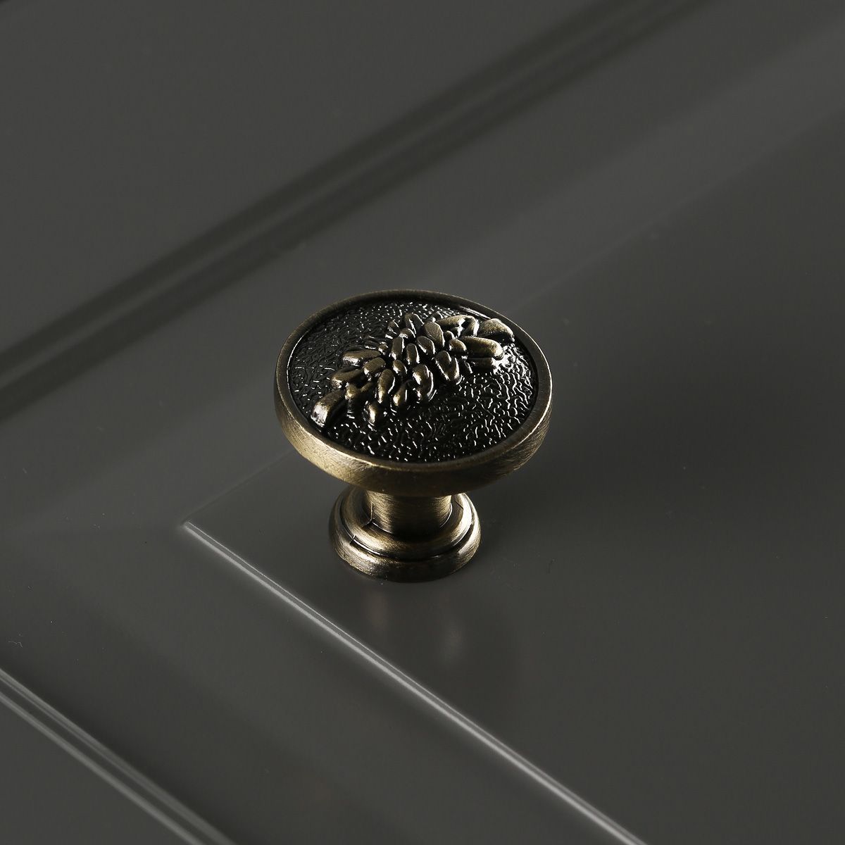 Ручка ARDEA кнопка, брашированная латунь GTV 16588 - фото 5