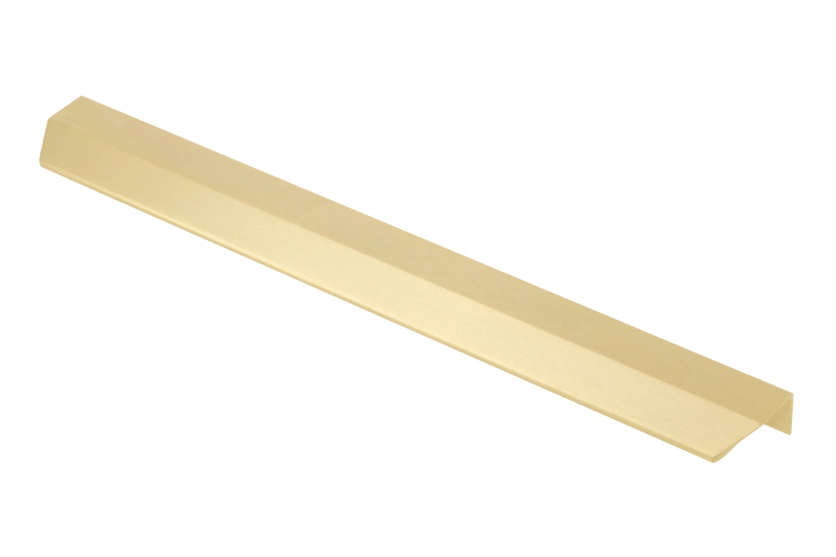Ручка мебельная алюминиевая TREX CROSS 320/350 светлое брашированное золото GTV