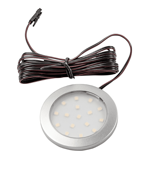 Точечный накладной светодиодный светильник Lumino 1,5W, 12V, алюминий, теплый белый GTV 12934 - фото 3