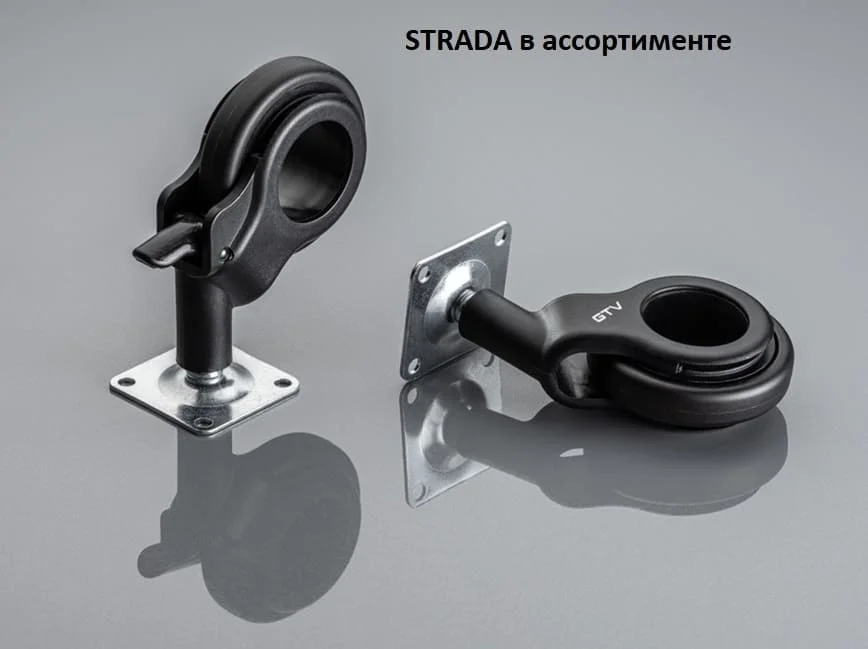 Колесо мебельное STRADA, d-60мм, черное, без стопора GTV, цвет черный KM-STRADA-60MM-BH-20 26192 - фото 4