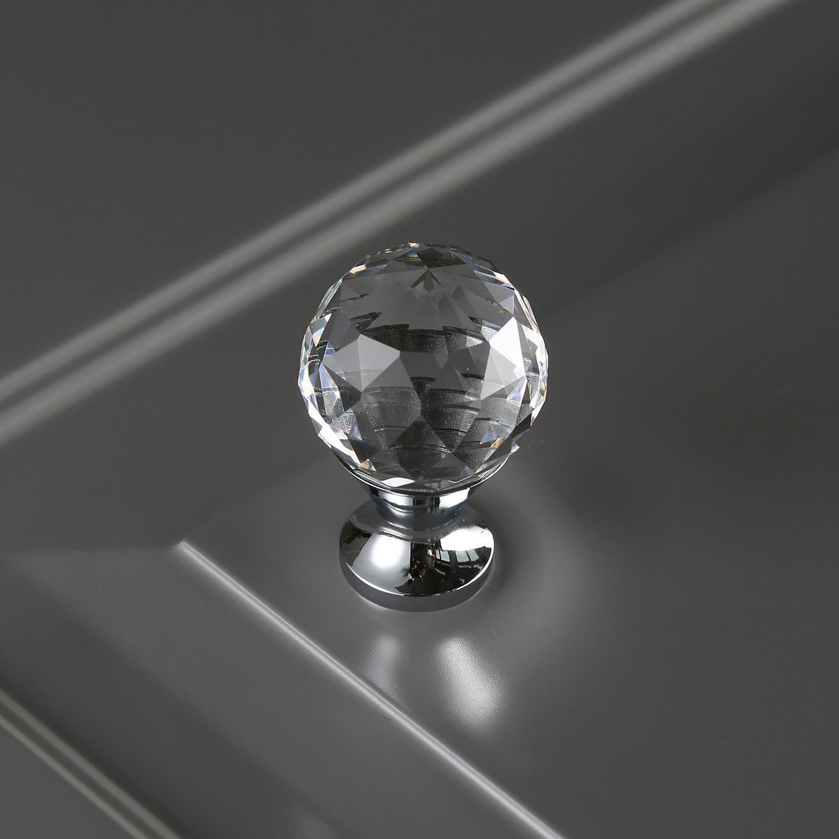 Ручка-кнопка с кристаллом GZ-CRPA25-01 хром GTV 7055 - фото 4