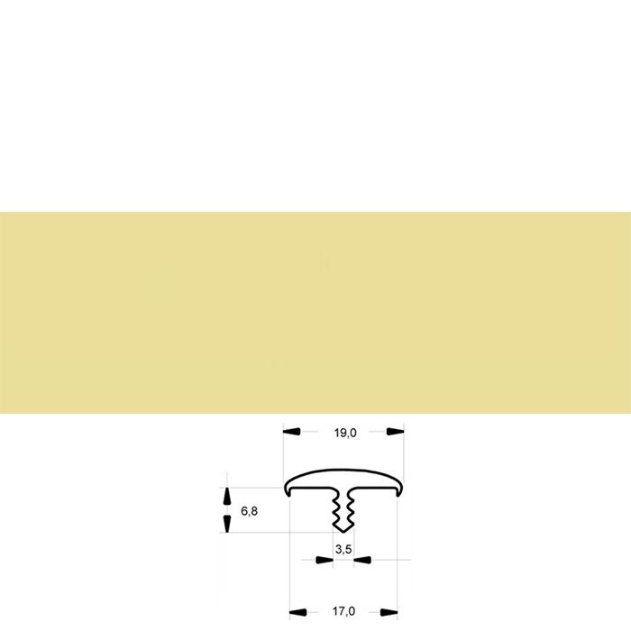 Кант Т- образный с обхватом Крем1313 ВК BK