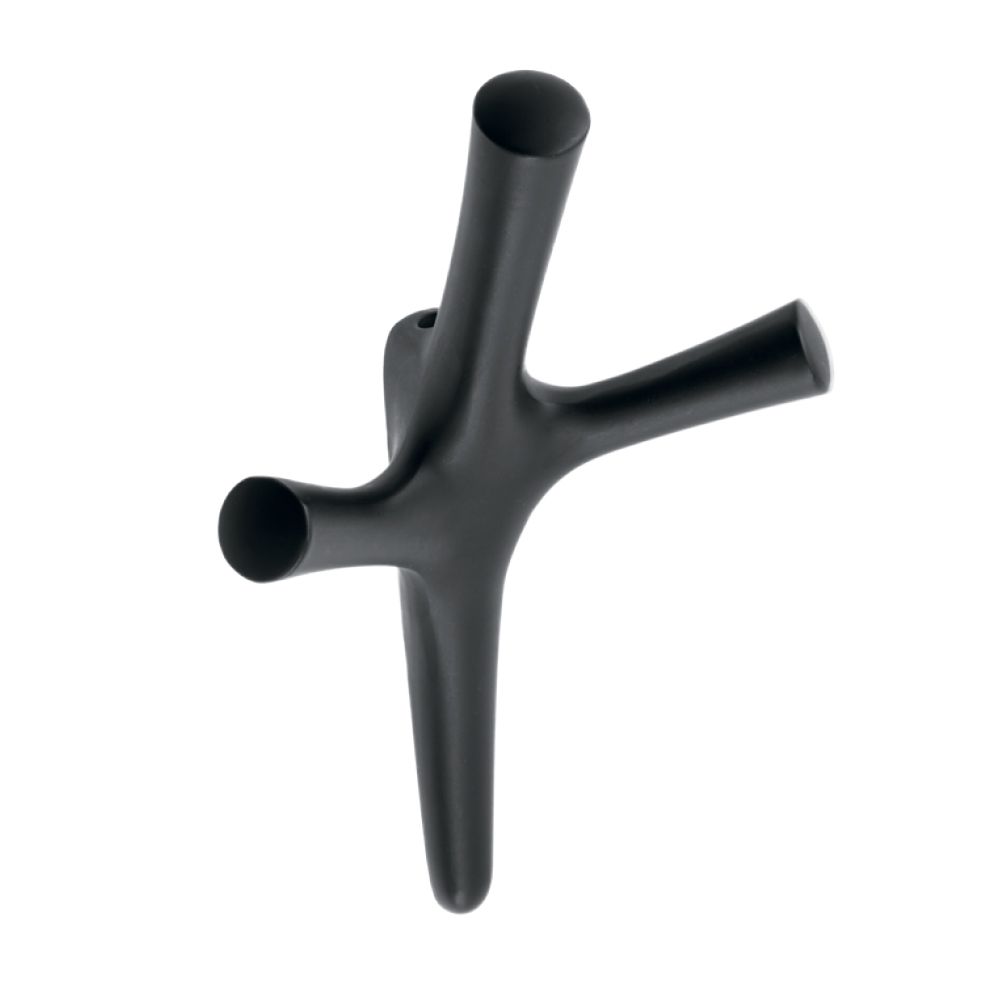 Крючок мебельный WALENCIA, черный матовый GTV 17301 - фото 1