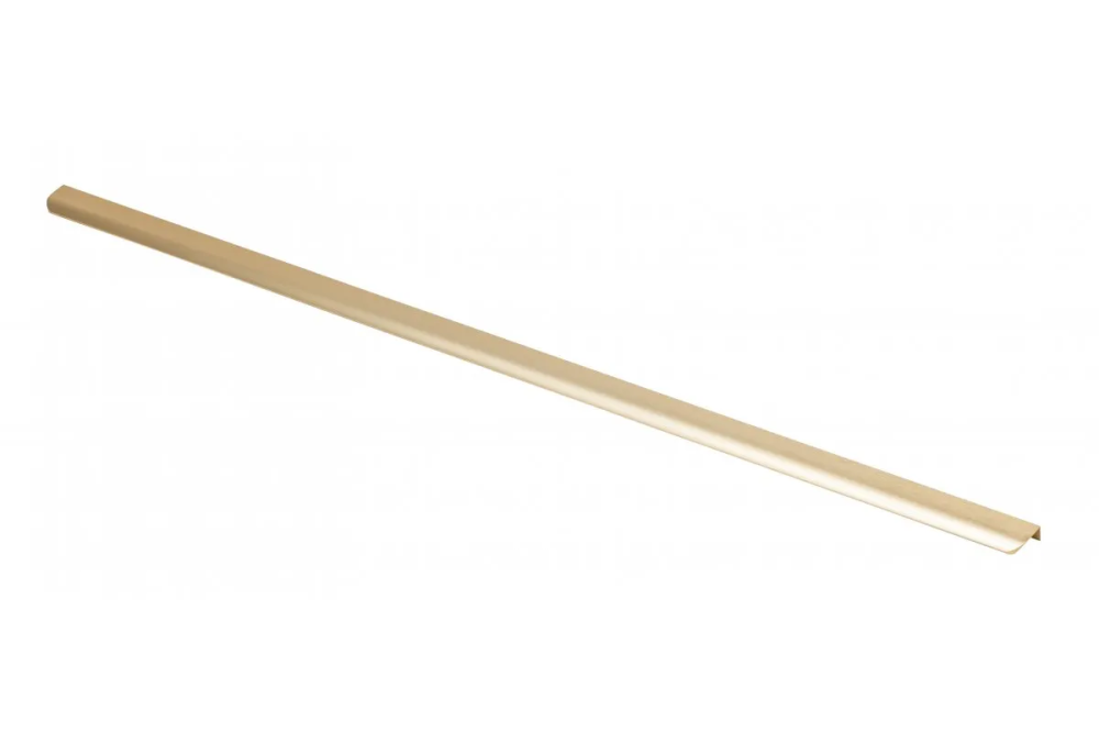 Ручка мебельная алюминиевая HEXA L-1200 мм, светлое брашированное золото GTV UA-HEXA-1200-22 25566 - фото 1