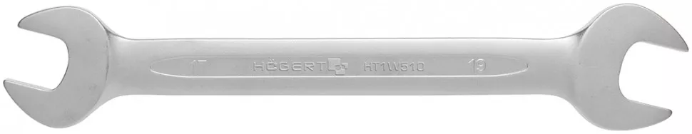 Ключ гаечный двухсторонний 6х7 мм, сталь CrV, DIN3110 Hoegert technik HT1W501 13786 - фото 1