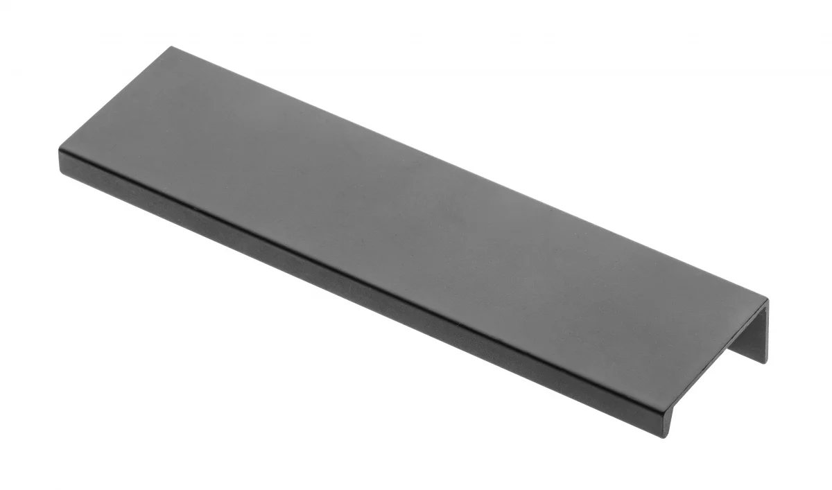 Ручка мебельная алюминиевая HEXI 320мм/360мм, черный матовый GTV