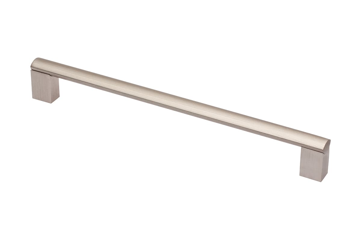 Ручка мебельная алюминиевая UA-A4/256 инокс GTV, цвет шлифованная сталь