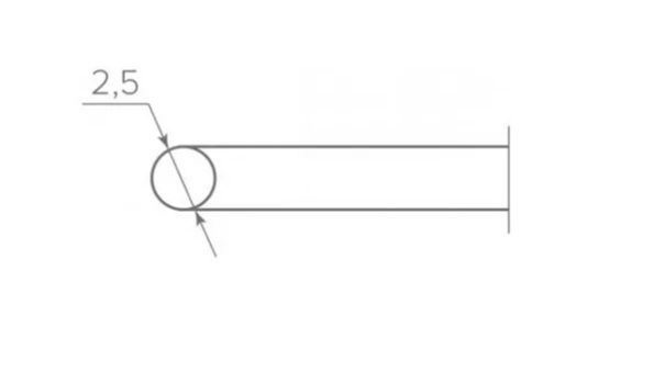 Уплотнитель для профиля PA-GLAXWN для торца полки (10м), белый GTV PA-USZGLAX-10N 18974 Уплотнитель для профиля PA-GLAXWN для торца полки (10м), белый - фото 3