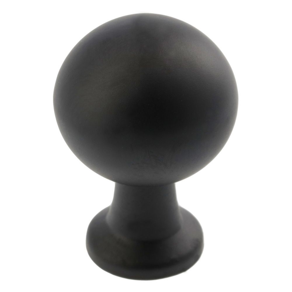 Ручка NORD кнопка, черный матовый GTV 18201 - фото 1