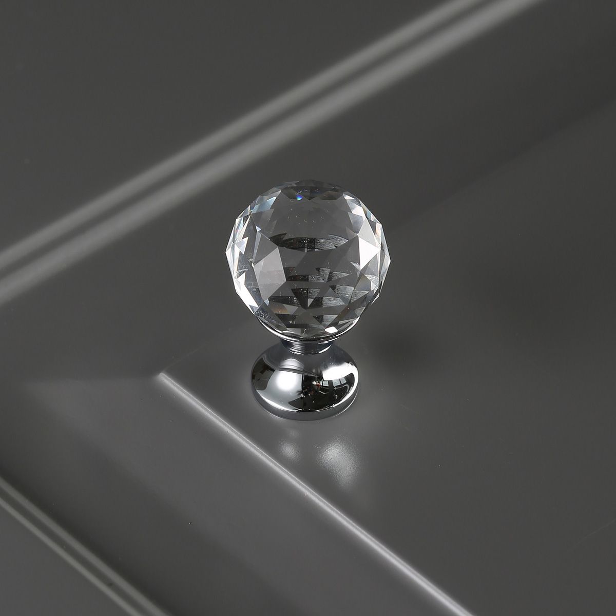 Ручка-кнопка с кристаллом GZ-CRPA20-01 хром GTV 7056 - фото 4