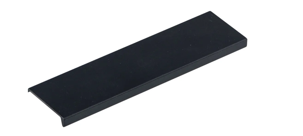 Ручка мебельная алюминиевая HEXI 192мм/225мм, черный матовый GTV