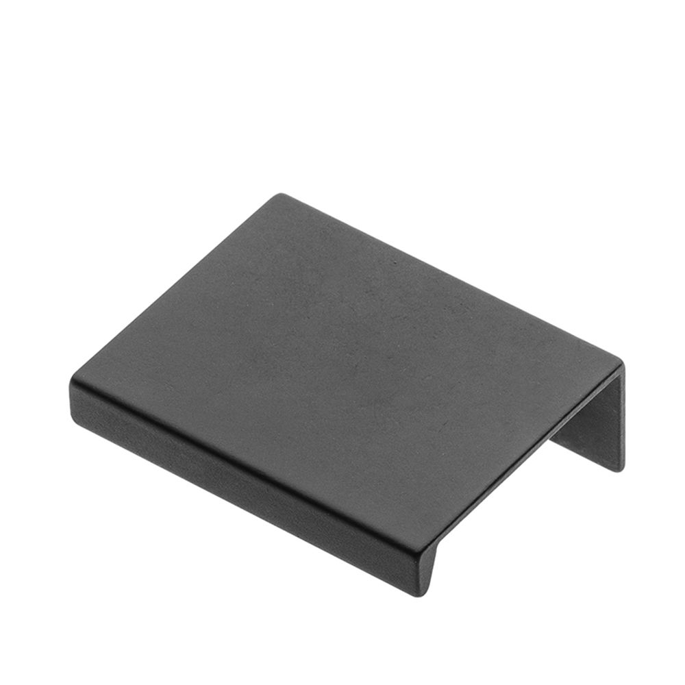 Ручка мебельная алюминиевая HEXI 32мм/50мм, черный матовый GTV