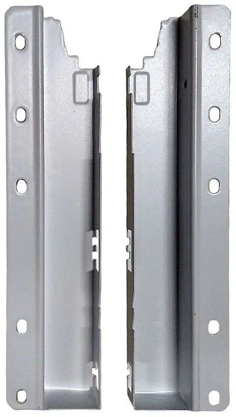 Соединитель задней стенки для MB PRO высокий H-199 мм, белый GTV PB-MBPRO-ZLATYLC1 25489 Крепеж рейлинга к задней стенке Modern Box PRO - фото 1