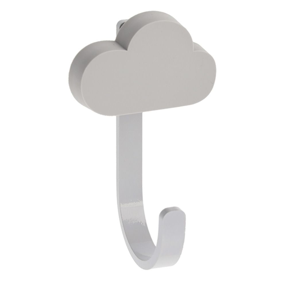 Крючок мебельный WM-CLOUD облако, серый GTV 17431 - фото 1