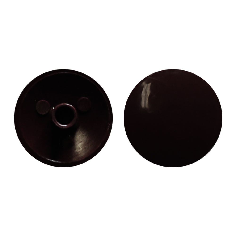 Заглушка к эксцентрику диаметр 18мм, № 9 темно-коричневая (венге) Alvi