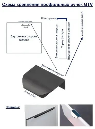 Мебельный газлифт 290 мм